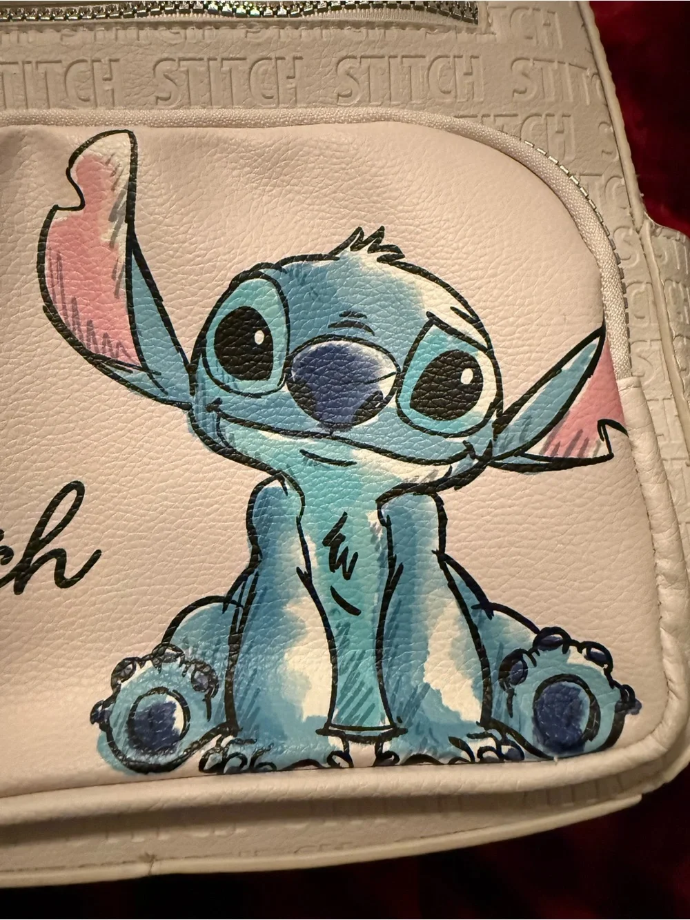 Primark Exclusive Stitch White Backpack